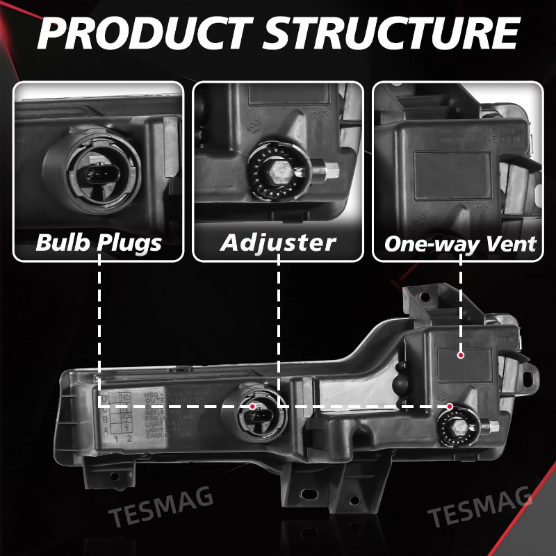 Front Bumper Fog Light Foglamp for Tesla Model 3 /Y 1077391-00-E 1077392-00-E