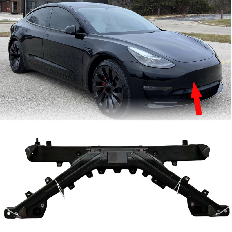 Front Bumper Radiator Support Carrier for Tesla Model 3 2017-2022 (1110240-00-B)