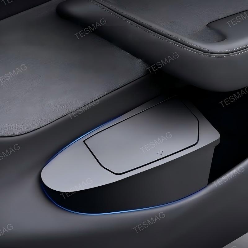 Front Door Trash Can Organizer for Tesla Model Y Juniper 