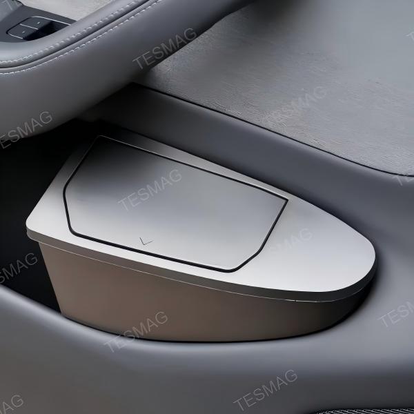 Front Door Trash Can Organizer for Tesla Model Y Juniper 