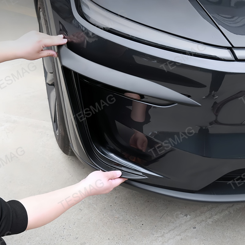 Front Fog Light Canard Covers for Tesla Model Y Juniper 2025+