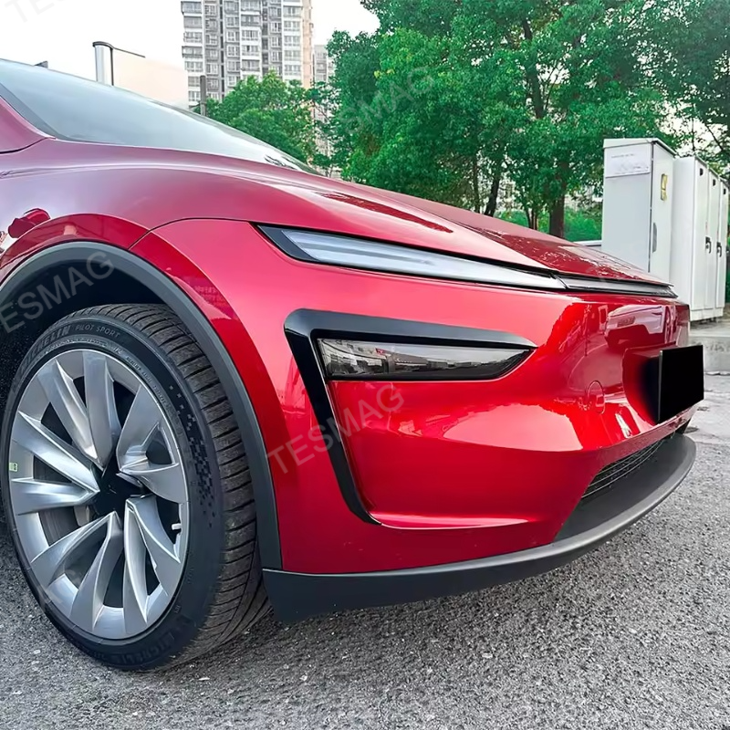 Front Fog Light Canard Covers for Tesla Model Y Juniper 2025+