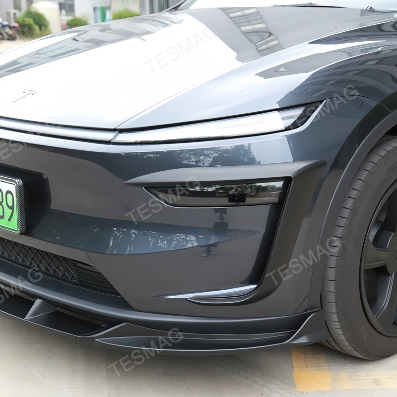 Front Fog Light Canard Covers for Tesla Model Y Juniper 2025+