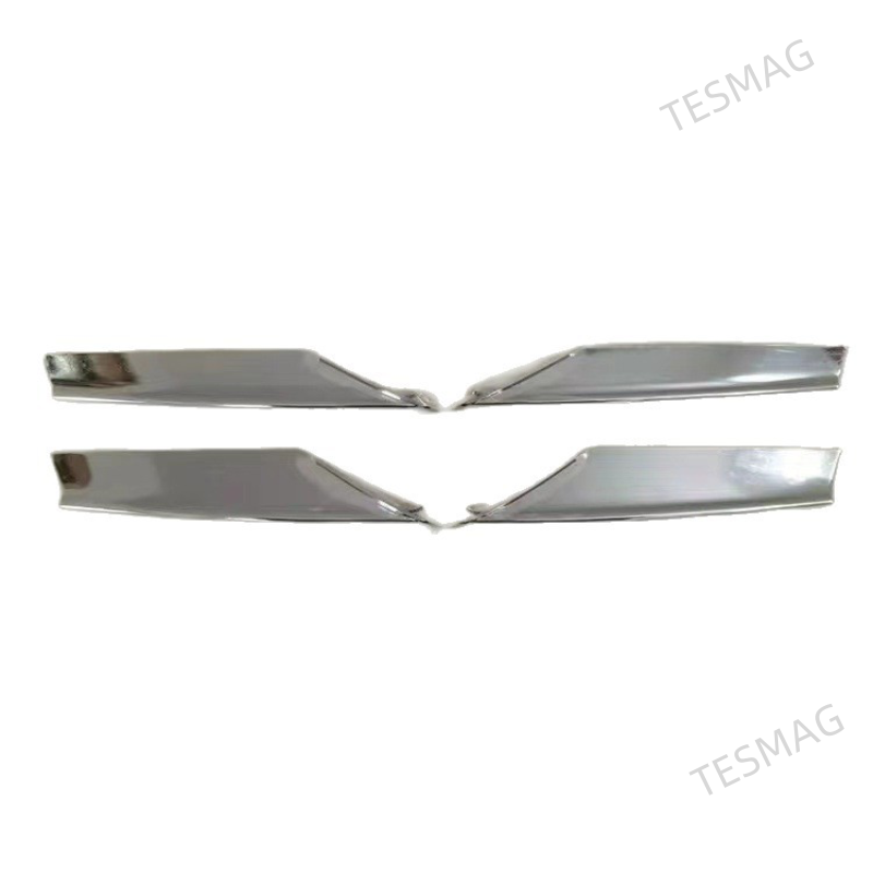 Front Fog Light Frame Chrome Strip Trim for Tesla Model S 2016-2020 (1056378 1056379 1056380)