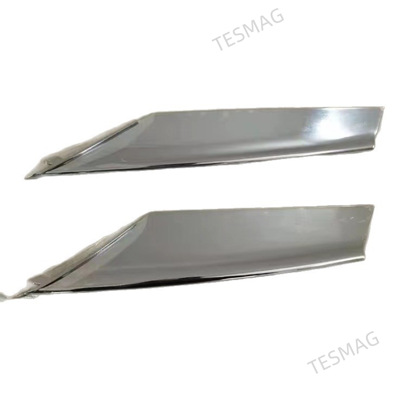 Front Fog Light Frame Chrome Strip Trim for Tesla Model S 2016-2020 (1056378 1056379 1056380)