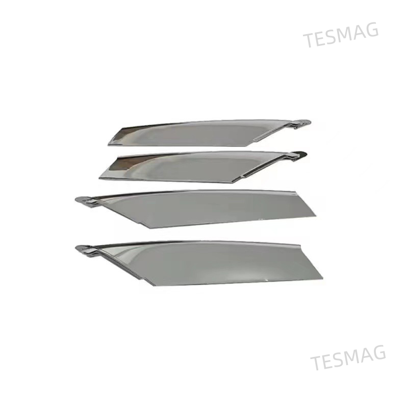 Front Fog Light Frame Chrome Strip Trim for Tesla Model S 2016-2020 (1056378 1056379 1056380)