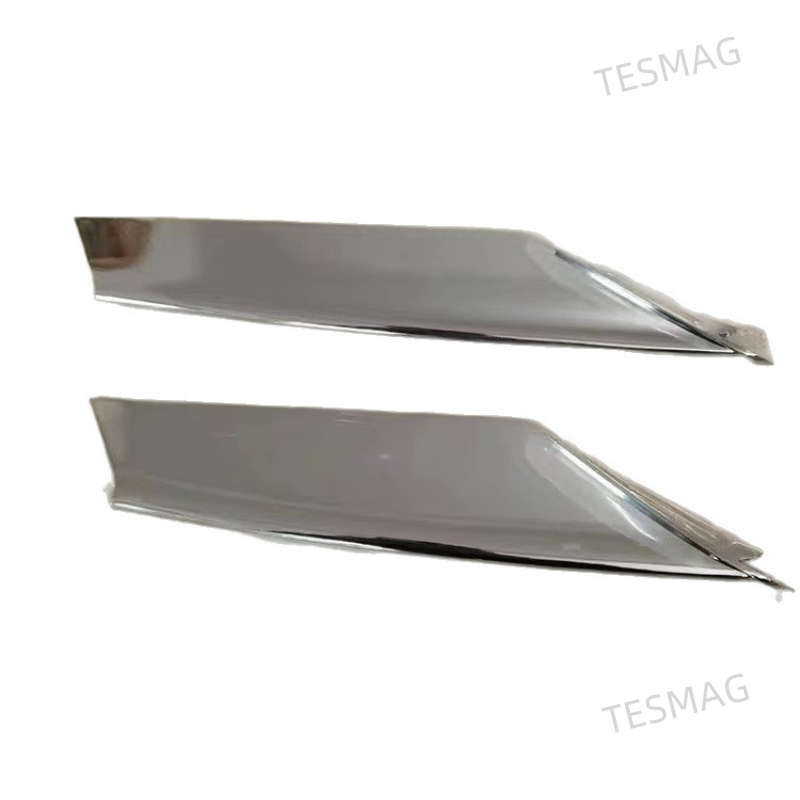 Front Fog Light Frame Chrome Strip Trim for Tesla Model S 2016-2020 (1056378 1056379 1056380)