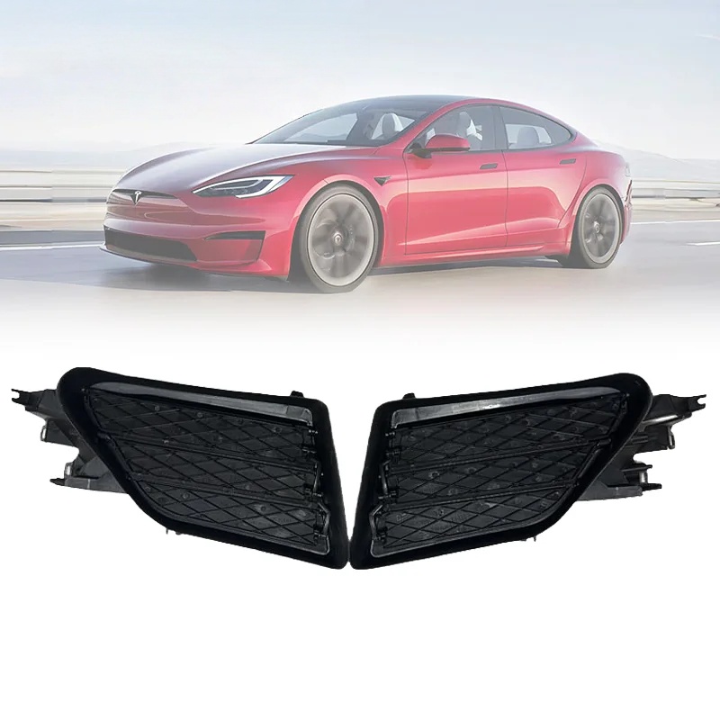 Front Fog Light Frame Grille for Tesla Model S Replacement 1057851 1058007