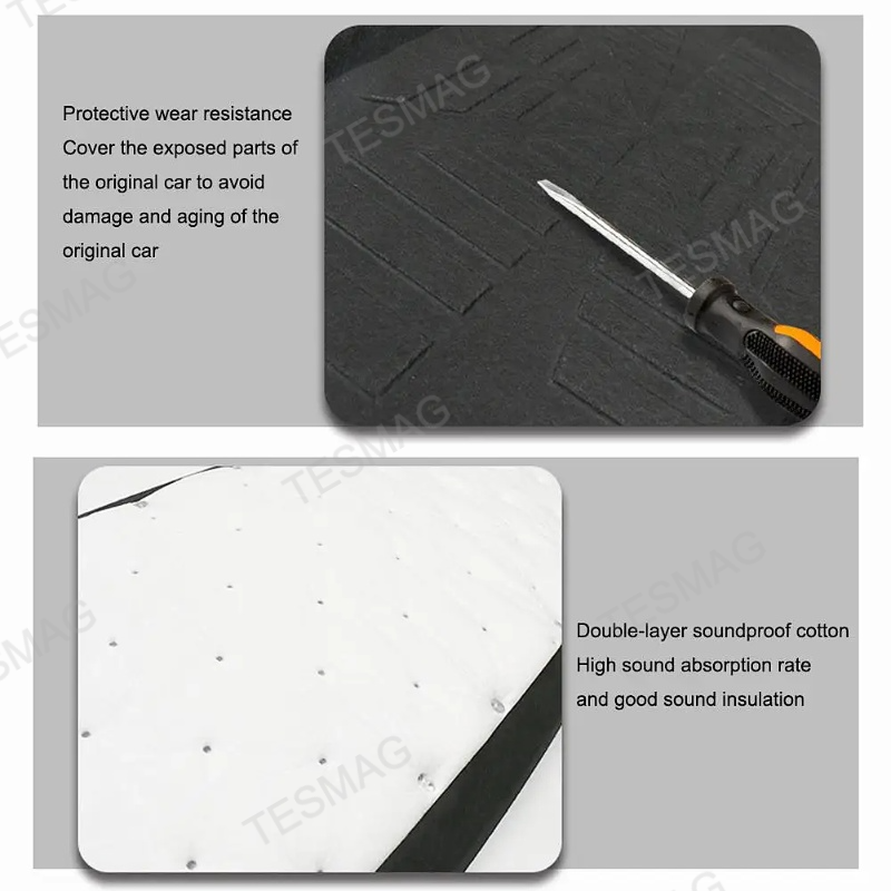 Front Hood Soundproof and Thermal Insulation Mat for Tesla Model Y