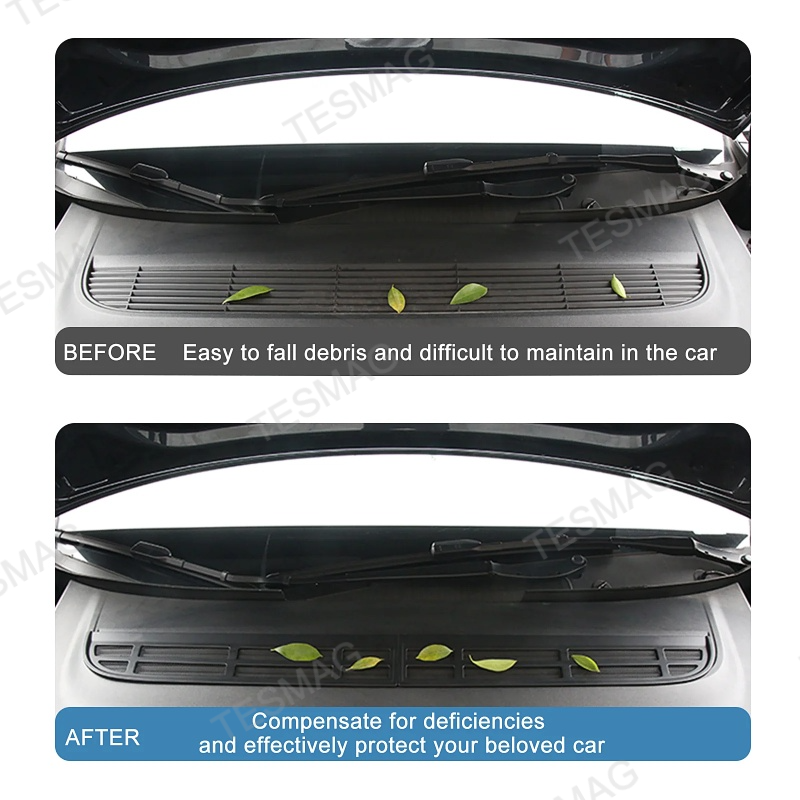 Front Mesh Air Intake Guard Cover for Tesla Model Y Juniper 2025+