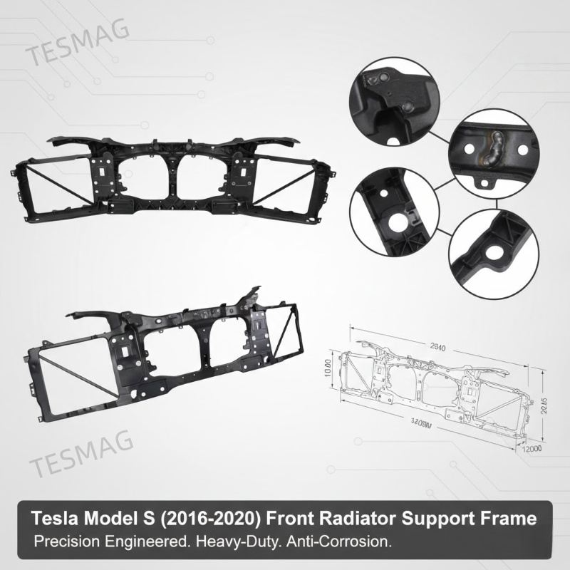 Front Radiator Support Carrier Frame for Tesla Model S 2016-2020 (1061950-00-D)
