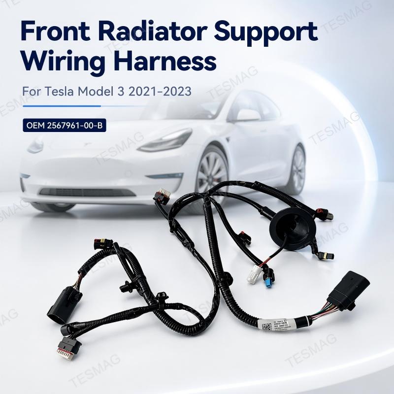 Front Radiator Support Wiring Harness for Tesla Model 3 2021-2023