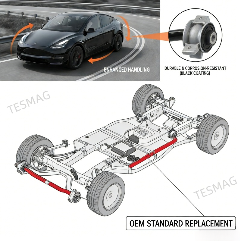 Front Stabilizer Sway Bar for Tesla Model Y 2020-2023 (1188386-00-A)