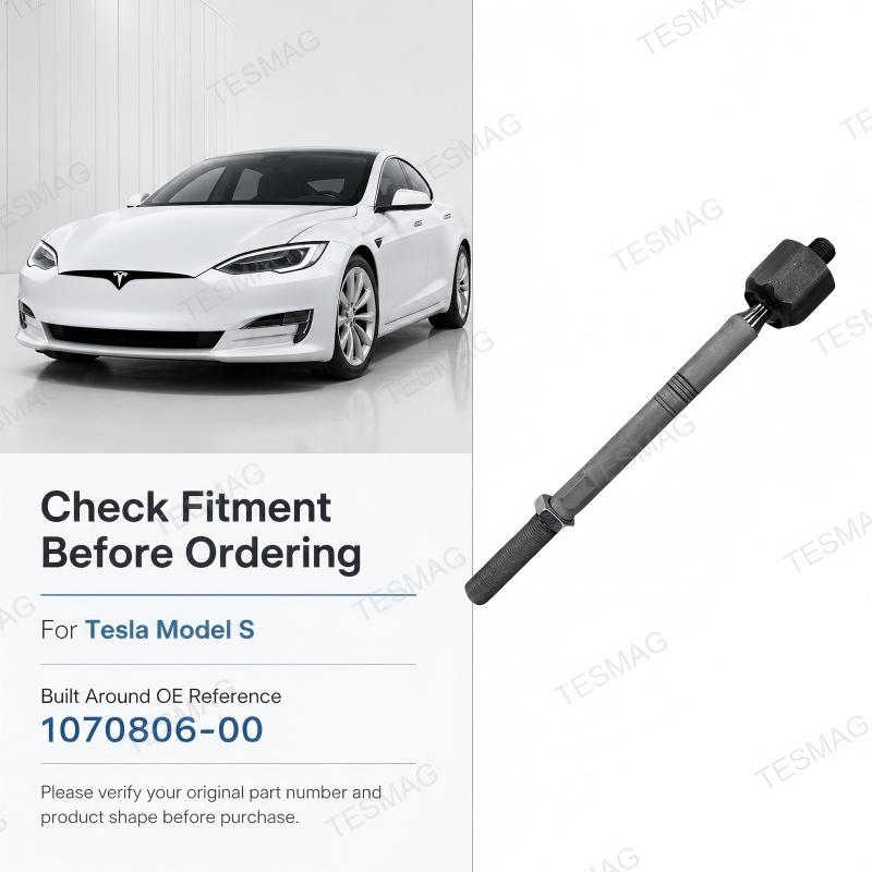 Front Steering Tie Rod Replacement for Tesla Model S OE 1070806-00