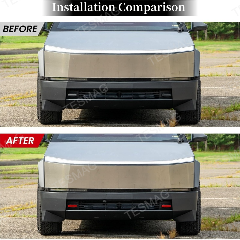 Front Tow Hitch Covers for Cybertruck 2024+
