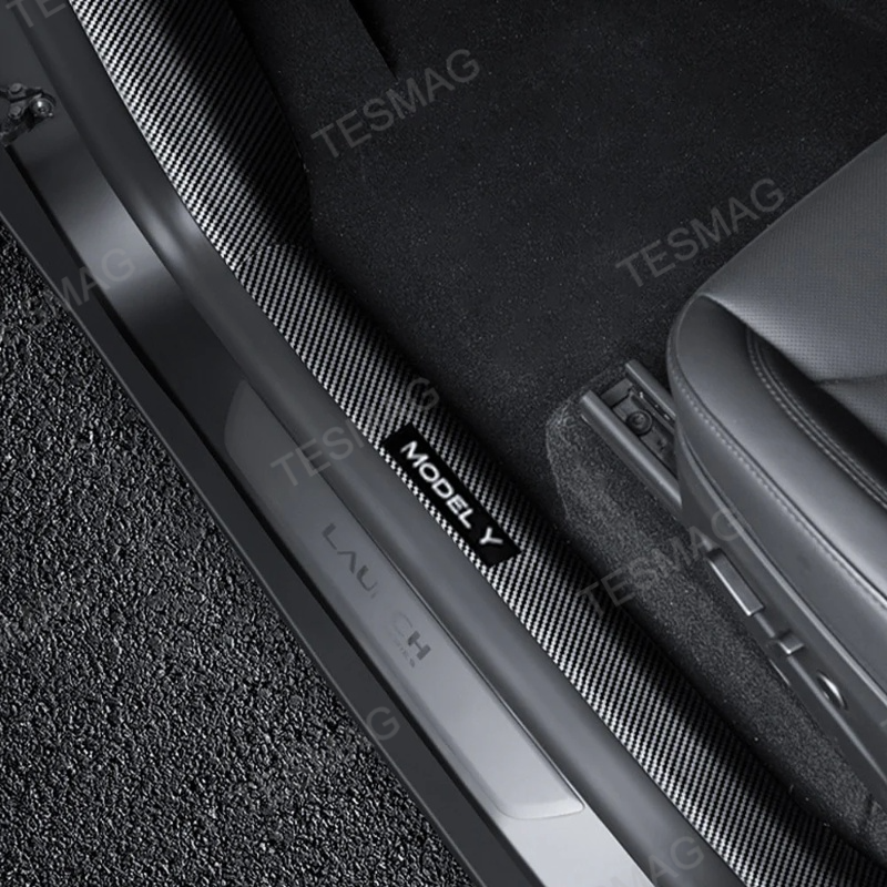 Front and Rear Door Sill Protector Set for Tesla Model Y Juniper (8 Pcs)