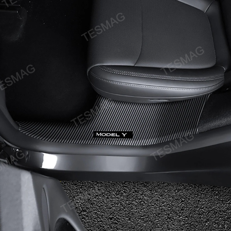 Front and Rear Door Sill Protector Set for Tesla Model Y Juniper