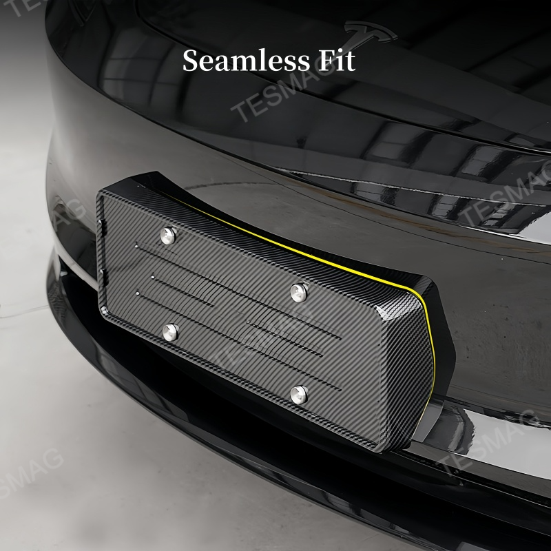 Front and rear license plate frames for Tesla Model 3 Highland/Y Juniper