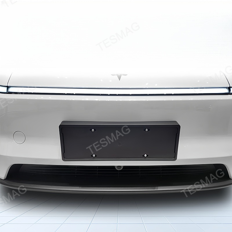 Front and rear license plate frames for Tesla Model 3 Highland/Y Juniper