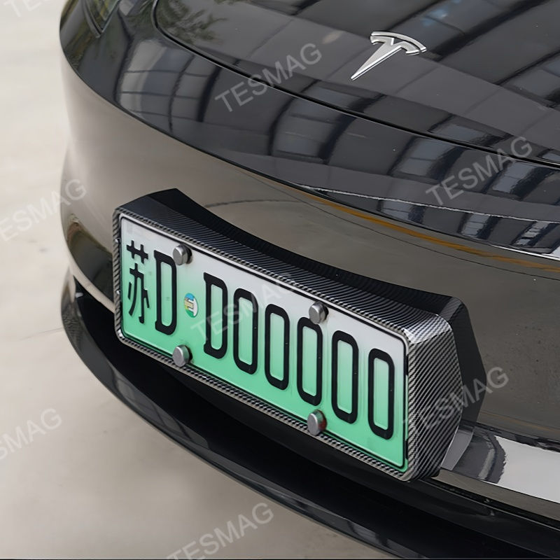 Front and rear license plate frames for Tesla Model 3 Highland/Y Juniper