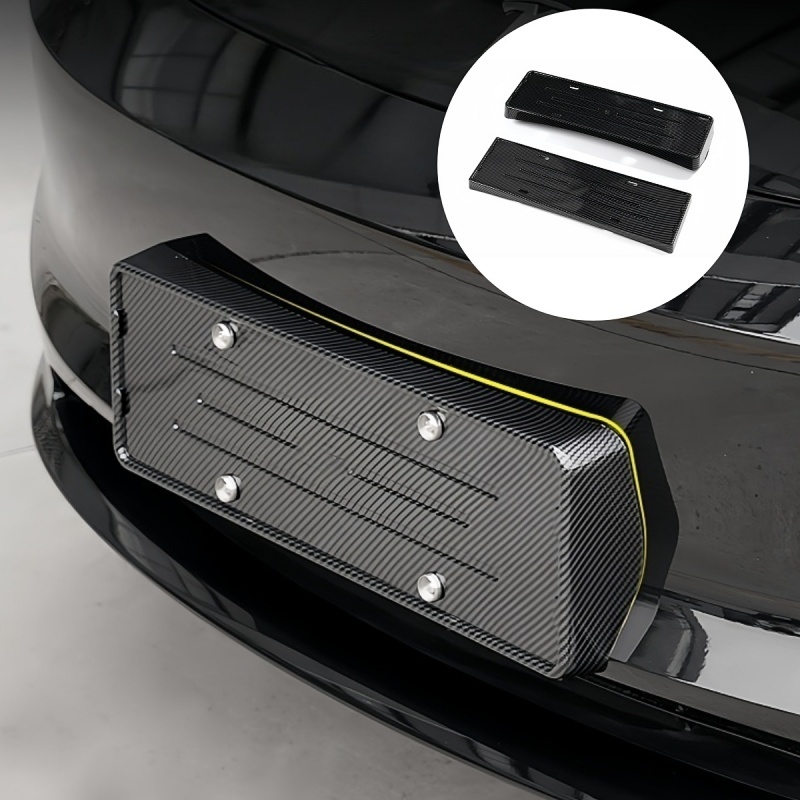 Front and rear license plate frames for Tesla Model 3 Highland/Y Juniper