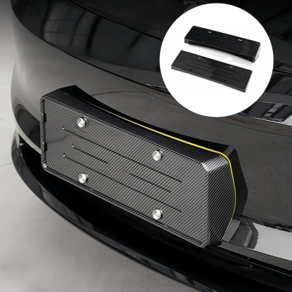 Front and rear license plate frames for Tesla Model 3 Highland/Y Juniper