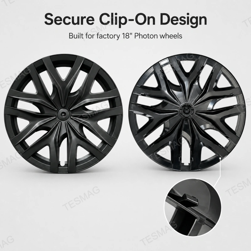18" Turbine Style Wheel Covers for Tesla Model 3 Highland Photon Wheels