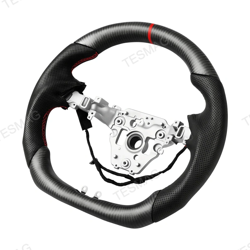Carbon Fiber Heated Sport Steering Wheel for Tesla Model 3 Highland/ Model Y Juniper