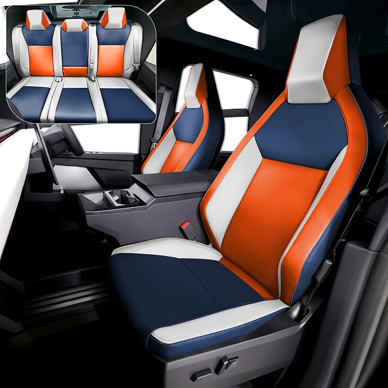 Full Wrap Leather Seat Covers for the Tesla Cybertruck
