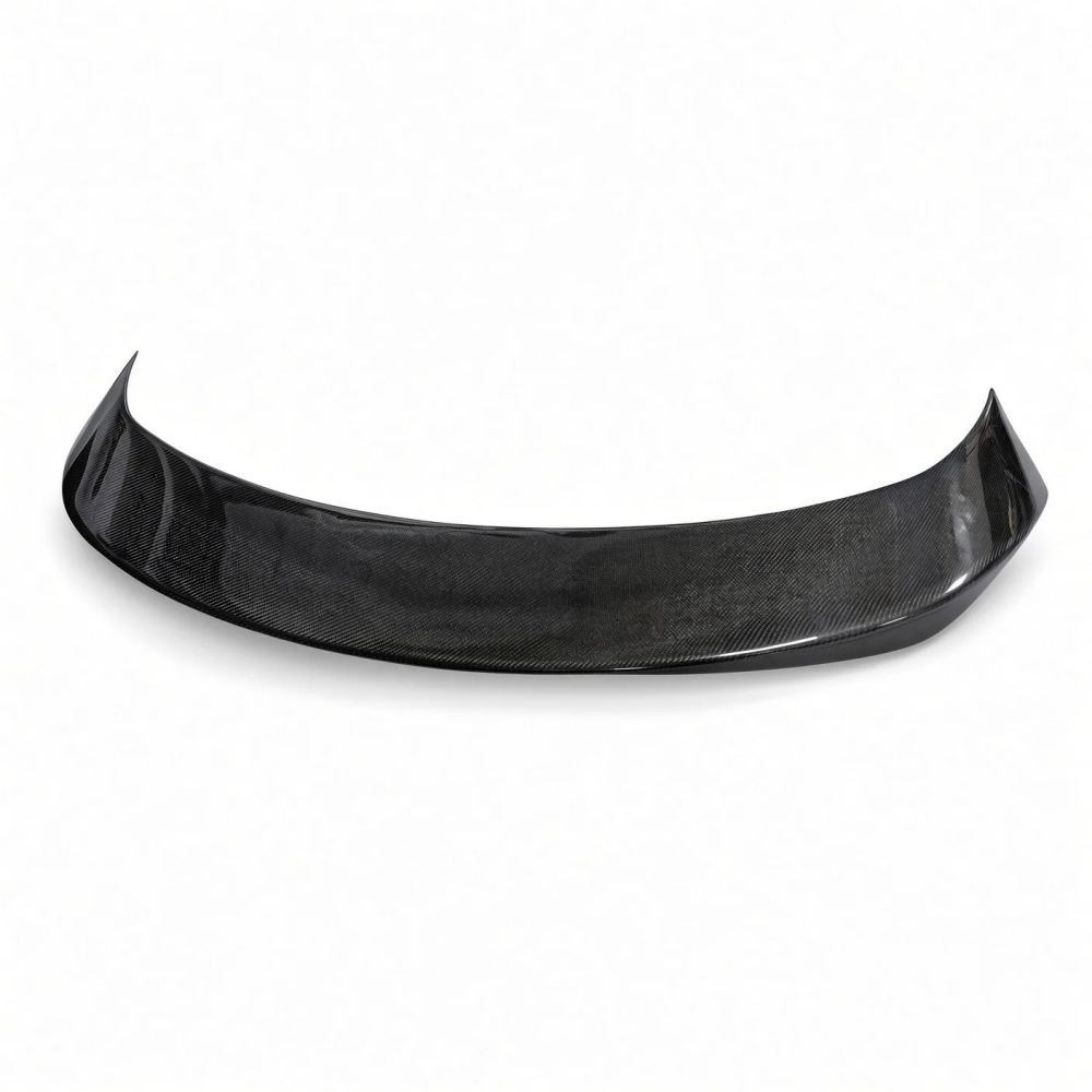 Gloss carbon fiber rear trunk spoiler 