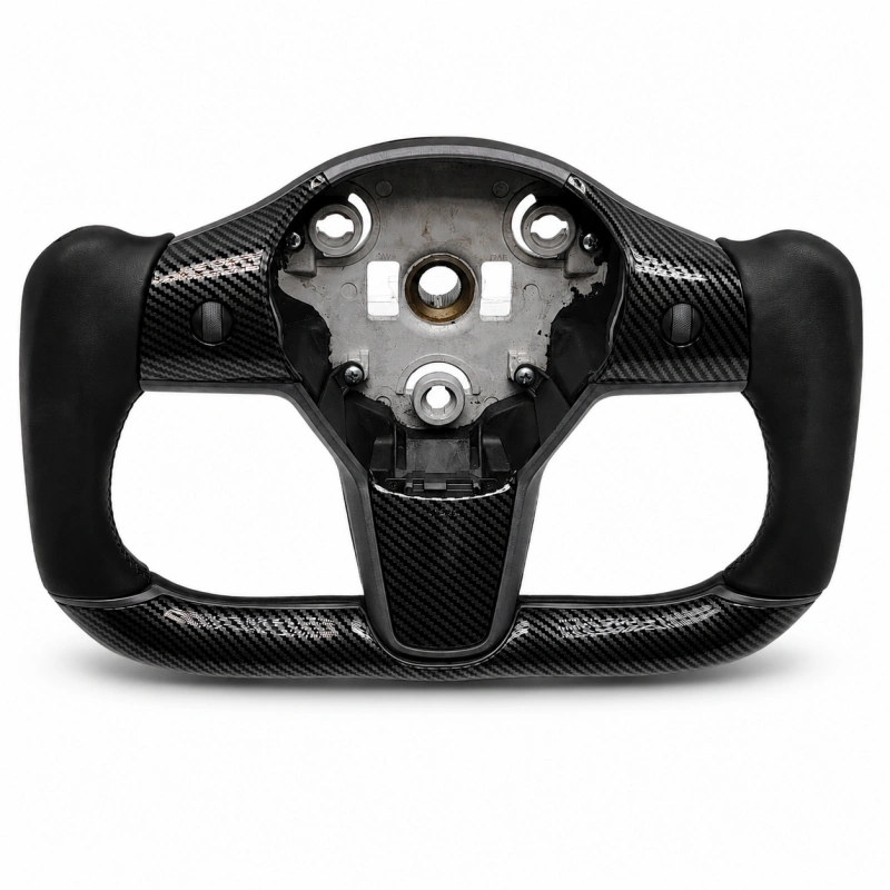 Carbon Fiber Yoke Steering Wheel for Tesla Model 3/Y