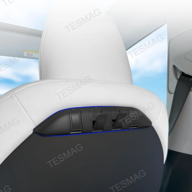 Hidden Foldable Seat Back Hook for Tesla Model 3/Y
