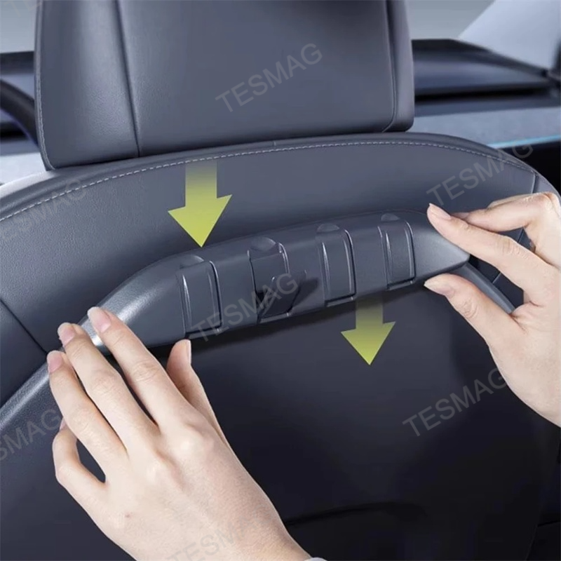 Hidden Foldable Seat Back Hook for Tesla Model 3/Y