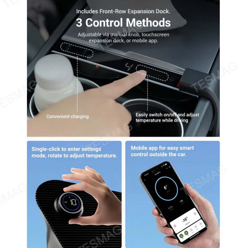 Hidden Rear Trunk Refrigerator for Tesla Model 3 Highland 2024+