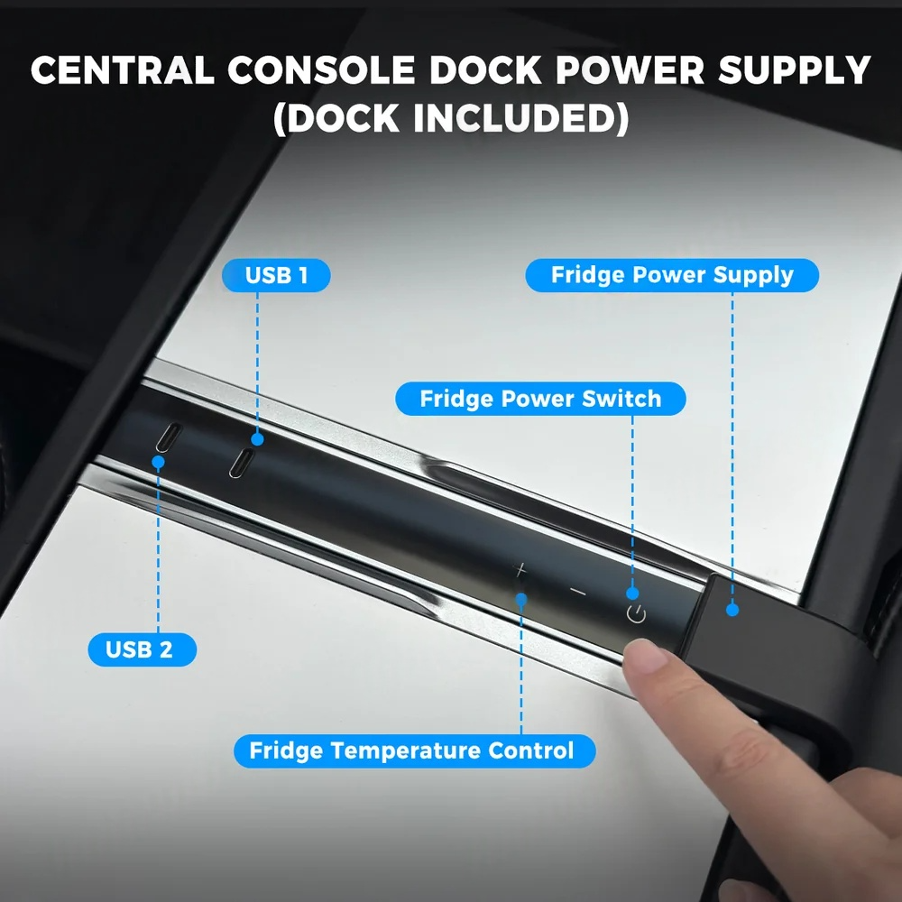 Hidden Rear Trunk Refrigerator for Tesla Model 3 Highland 2024+