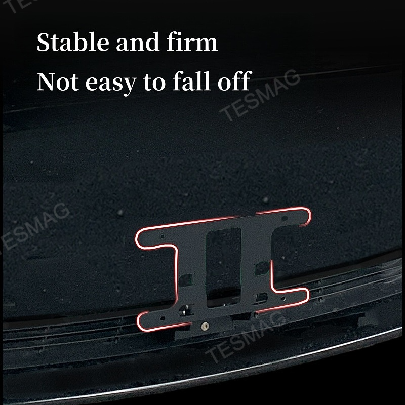 Holder for the Tesla Model 3/Y/X/3 Highland License Plate