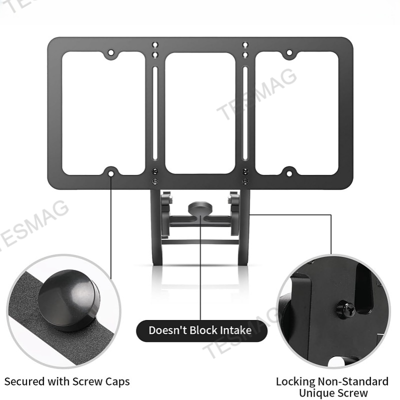 Holder for the Tesla Model 3/Y/X/3 Highland License Plate