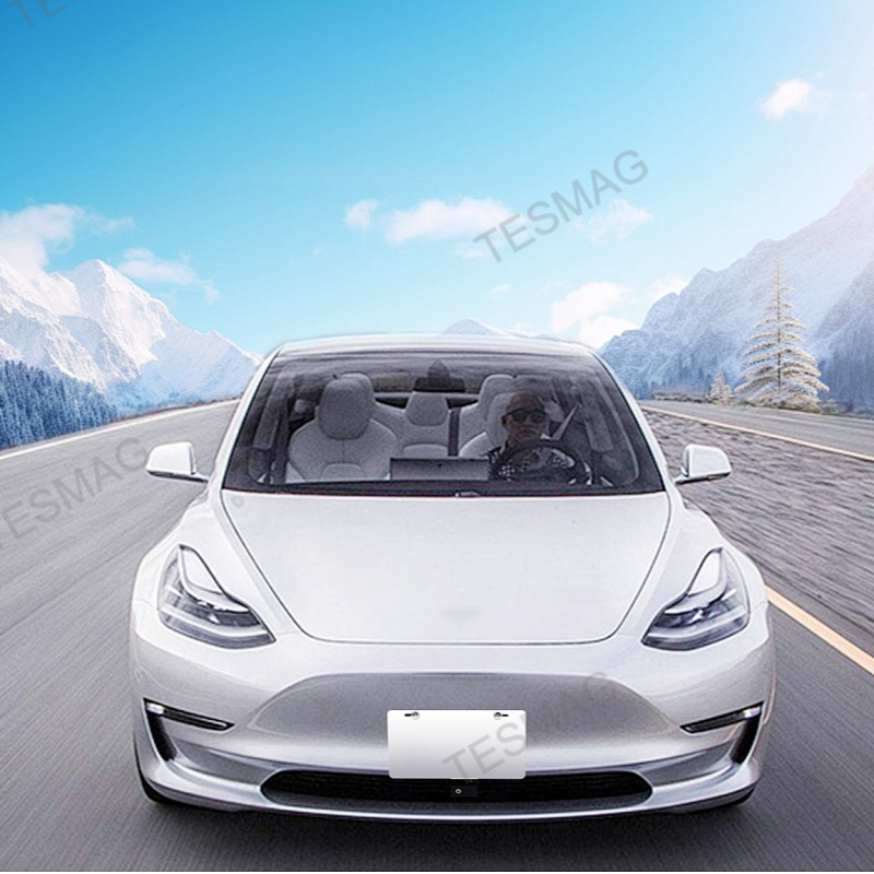 Holder for the Tesla Model 3/Y/X/3 Highland License Plate