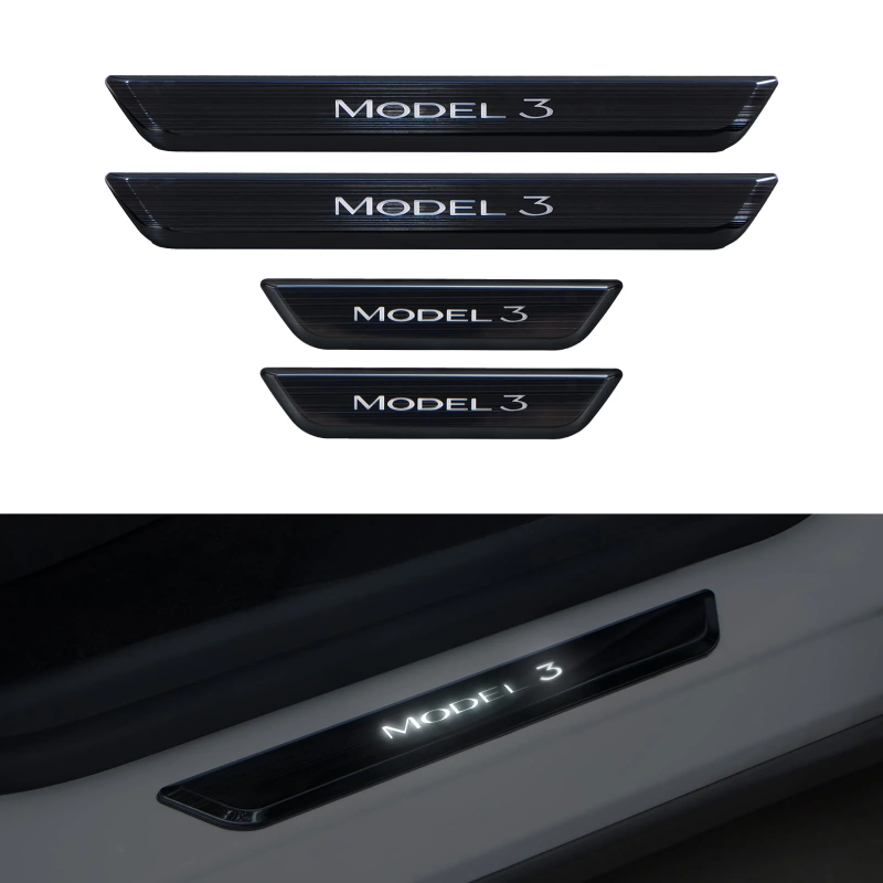 Illuminated Door Sills for Tesla Model 3/Y