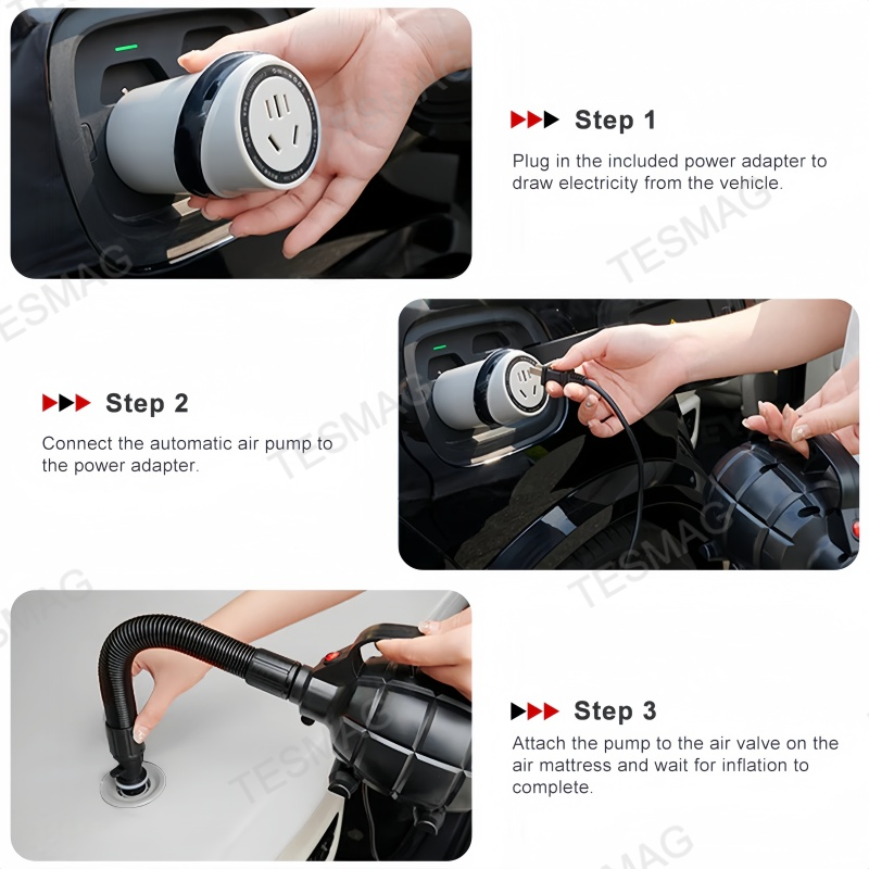 Inflatable Front Seat Air Mattress for Tesla Model 3/Y 