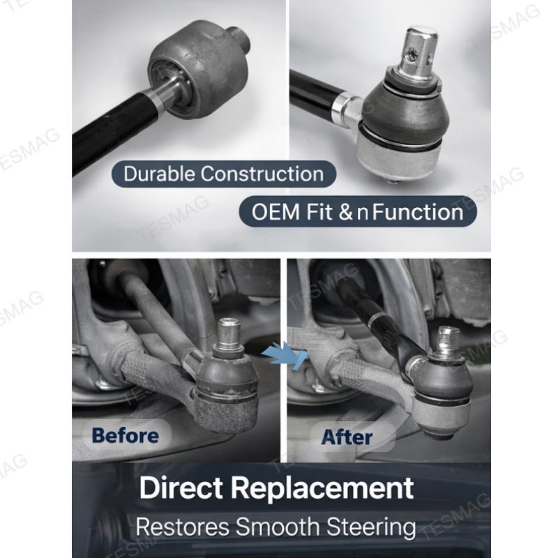 Inner Tie Rod Steering Rack Ball Joint for Tesla Model 3/Y (1044851)