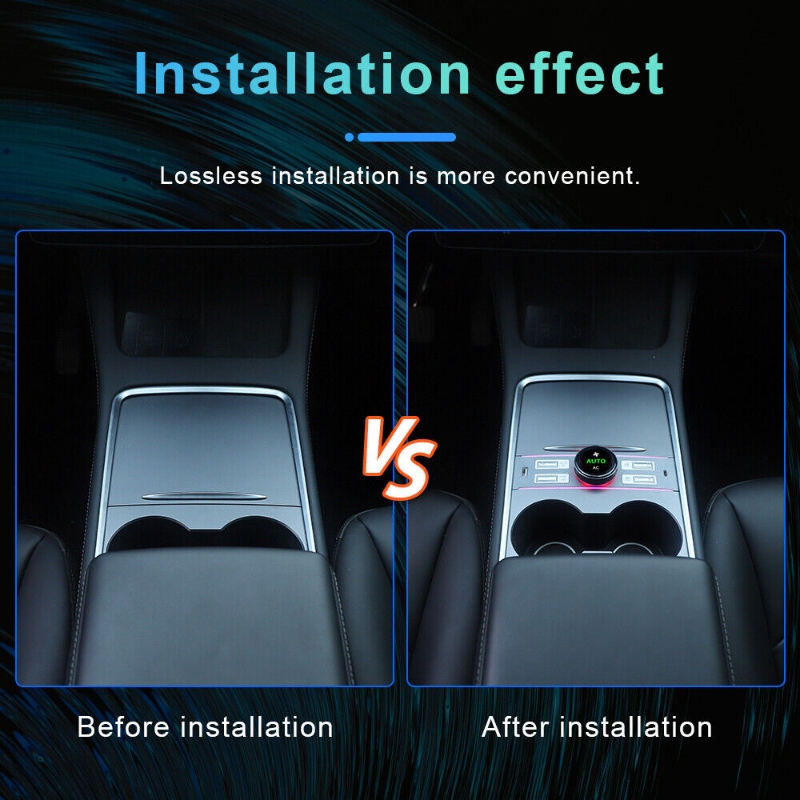 LCD Knob Docking Station for Tesla Model 3 Highland/Y