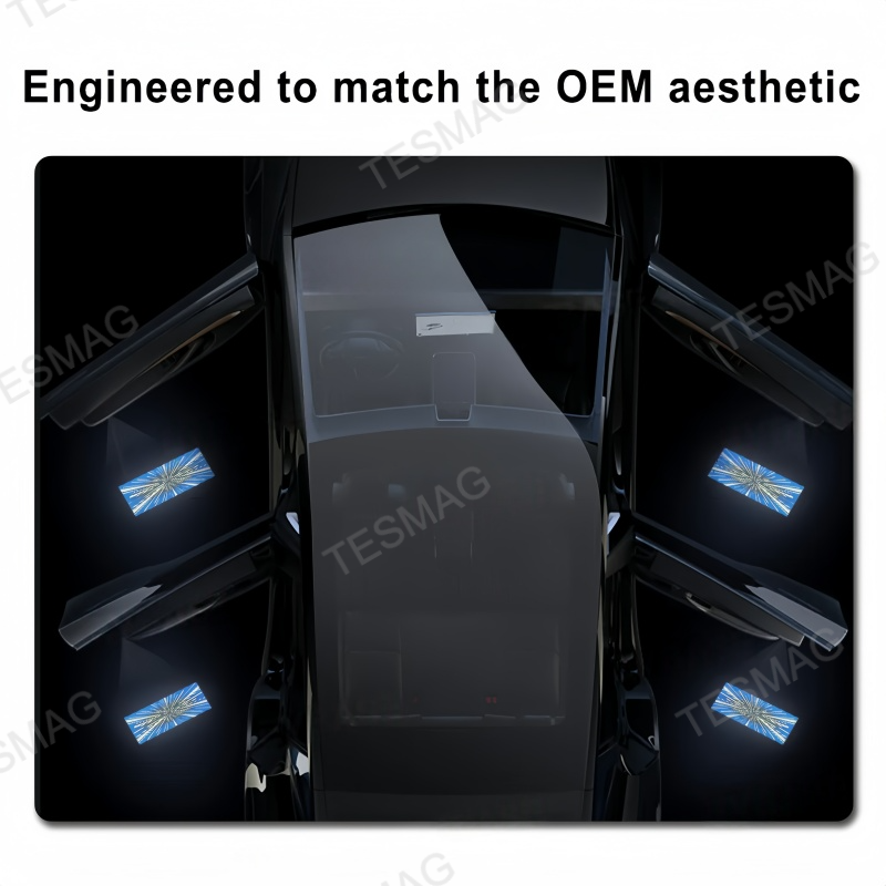 LED Door Projector Lights for Tesla Model 3/Y
