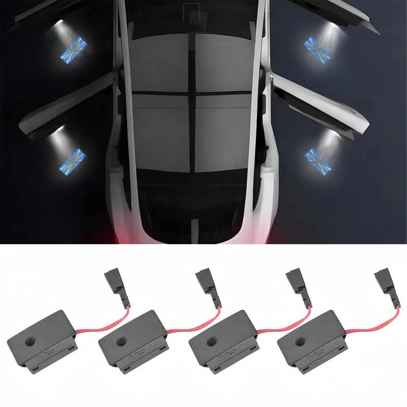 LED Door Projector Lights for Tesla Model 3/Y