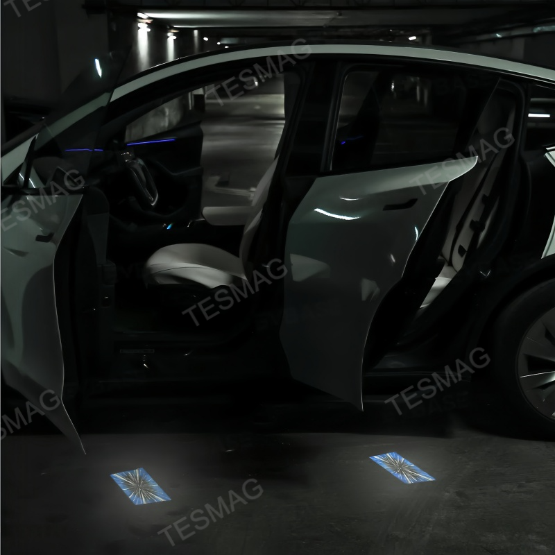 LED Door Projector Lights for Tesla Model 3/Y