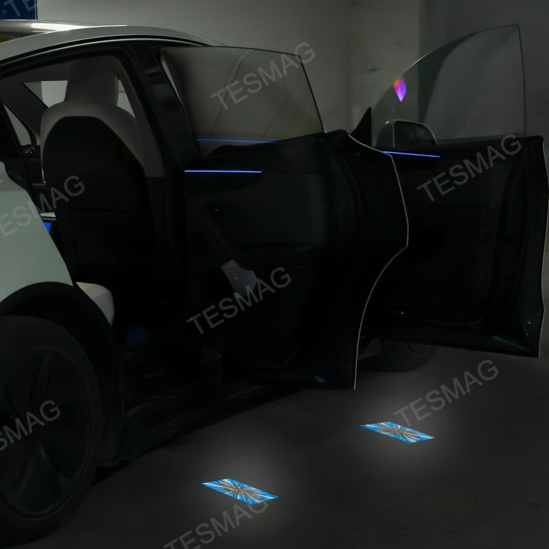 LED Door Projector Lights for Tesla Model 3/Y