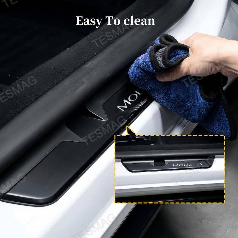 LED Illuminated Door Sills for Tesla Model 3 Highland 