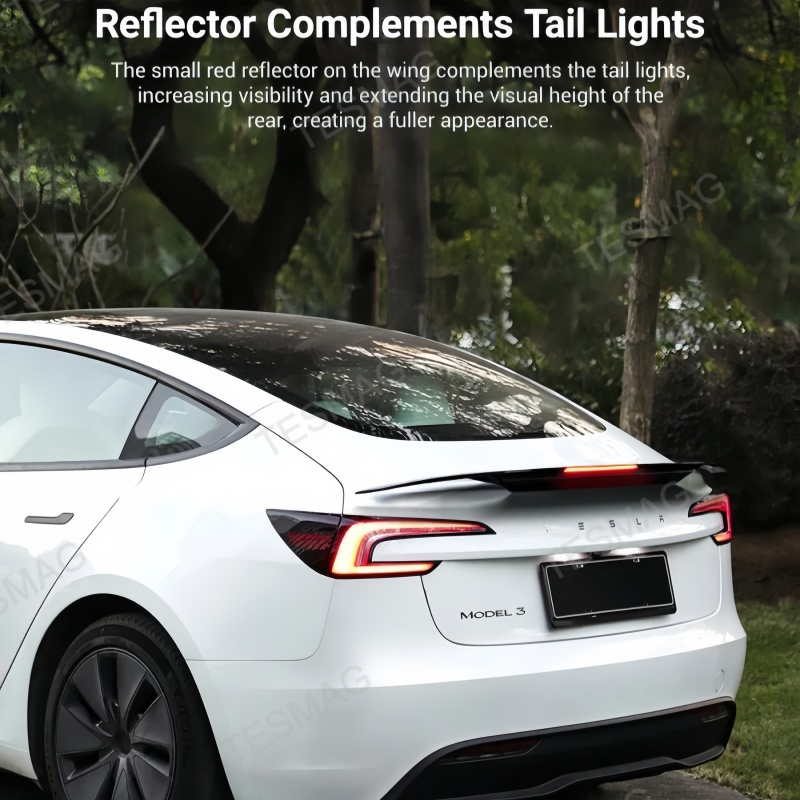 LED Illuminated Rear Spoiler Wing for Tesla Model 3/Y