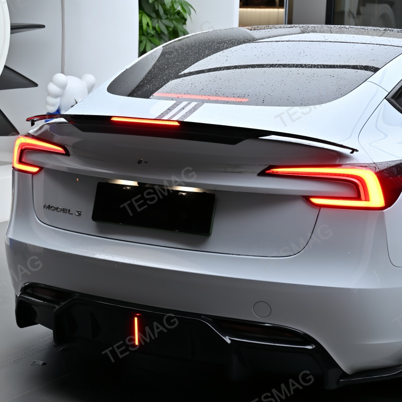 LED Illuminated Rear Spoiler Wing for Tesla Model 3/Y