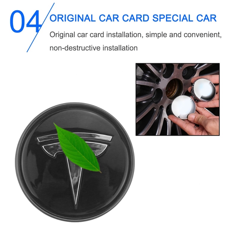 LED Wheel Hub Light Caps For Tesla Model S/3/X/Y（4pcs）